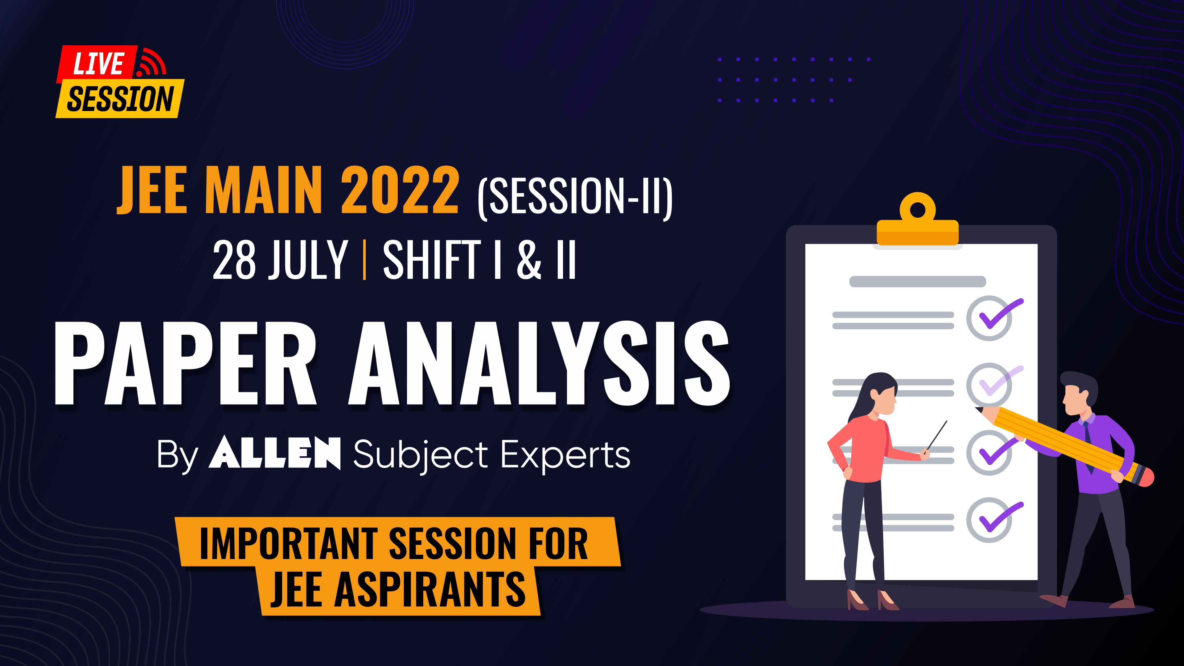 JEE Main 2023 Session-2 Answer Key | Paper Solution & Paper Analysis By ...